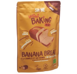 SHINE Instant Baking Mix Banana Bread BIO 350 g