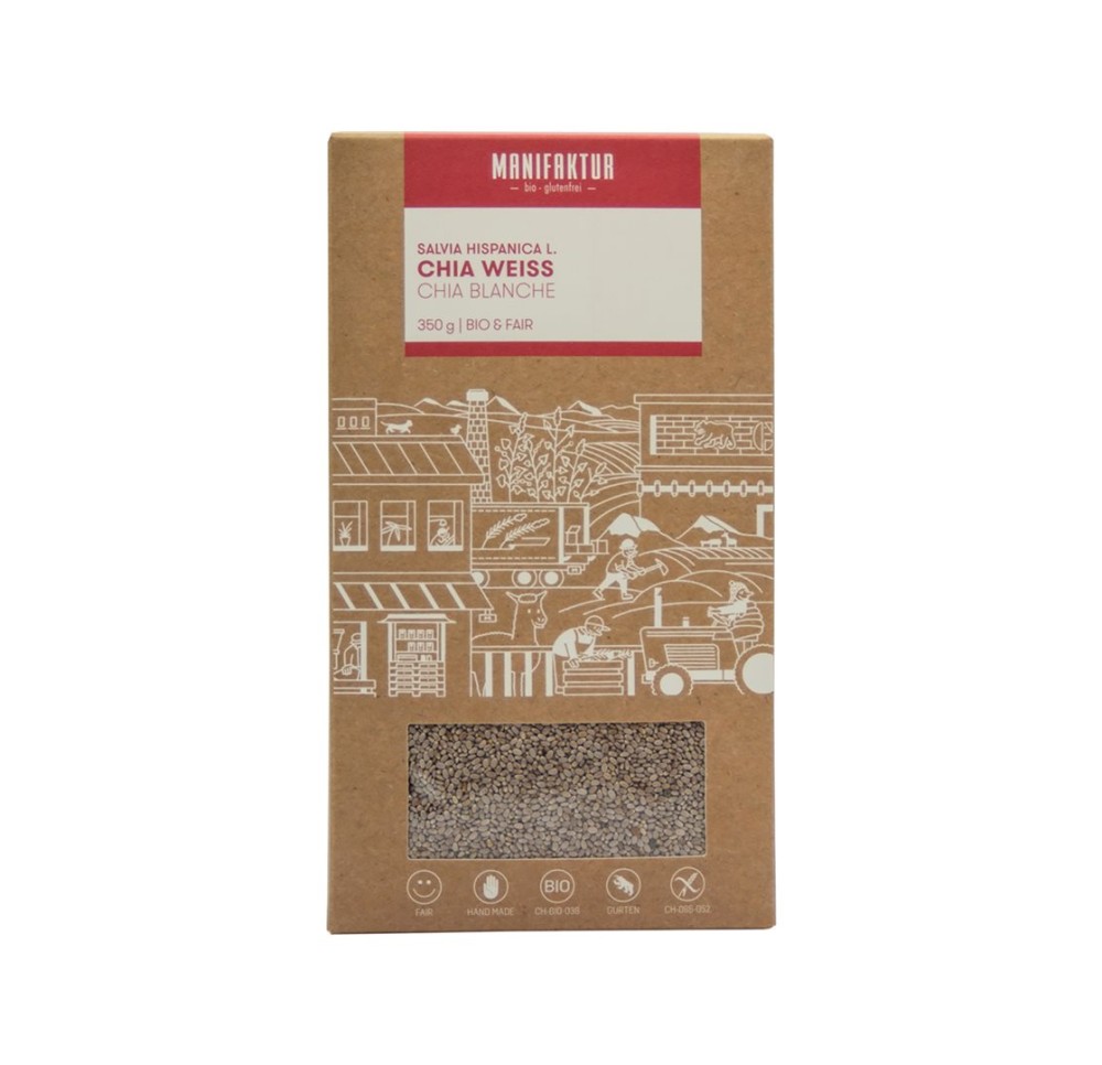 MANIFAKTUR Graines de chia blanc 350 g MANIFAKTUR Graines de chia blanc 350 g