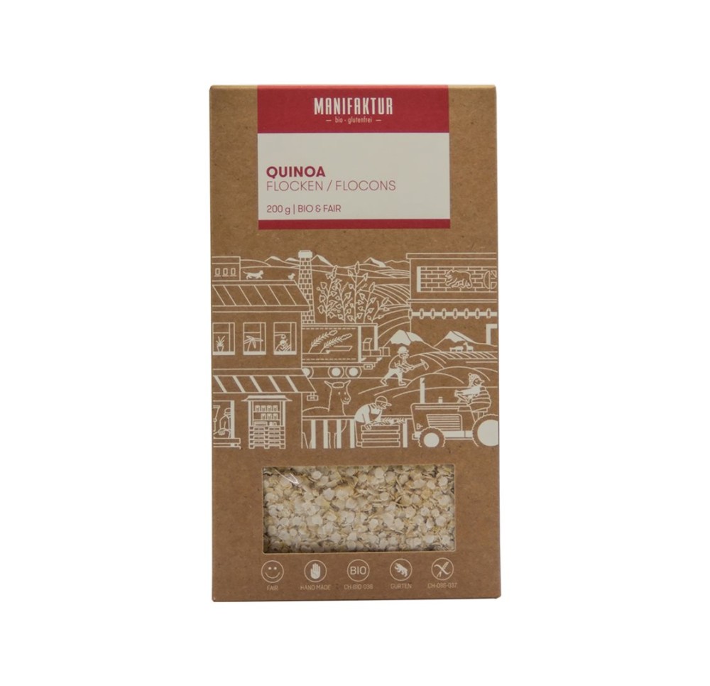 MANIFAKTUR Flocons de quinoa 200 g MANIFAKTUR Flocons de quinoa 200 g