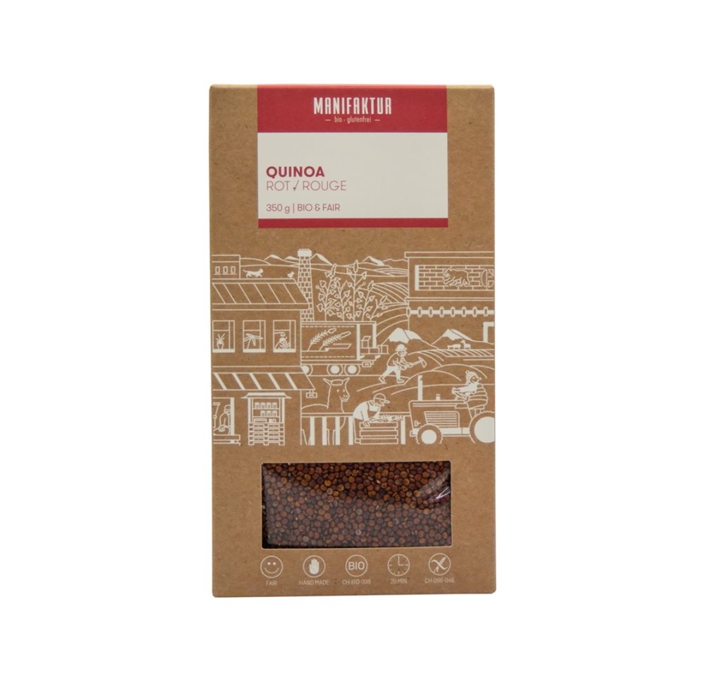MANIFAKTUR Quinoa rouge 350 g MANIFAKTUR Quinoa rouge 350 g