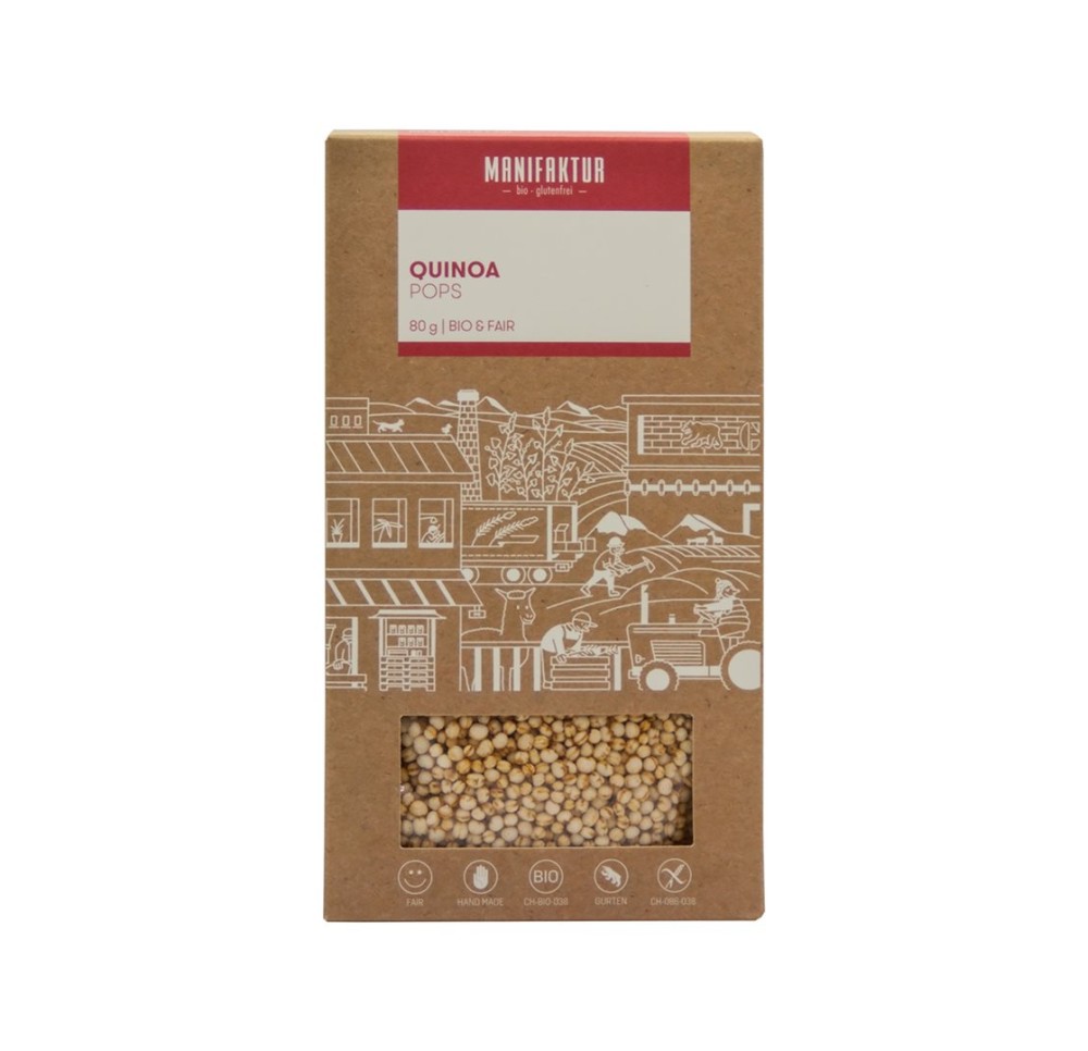 MANIFAKTUR Pops de quinoa 80 g MANIFAKTUR Pops de quinoa 80 g