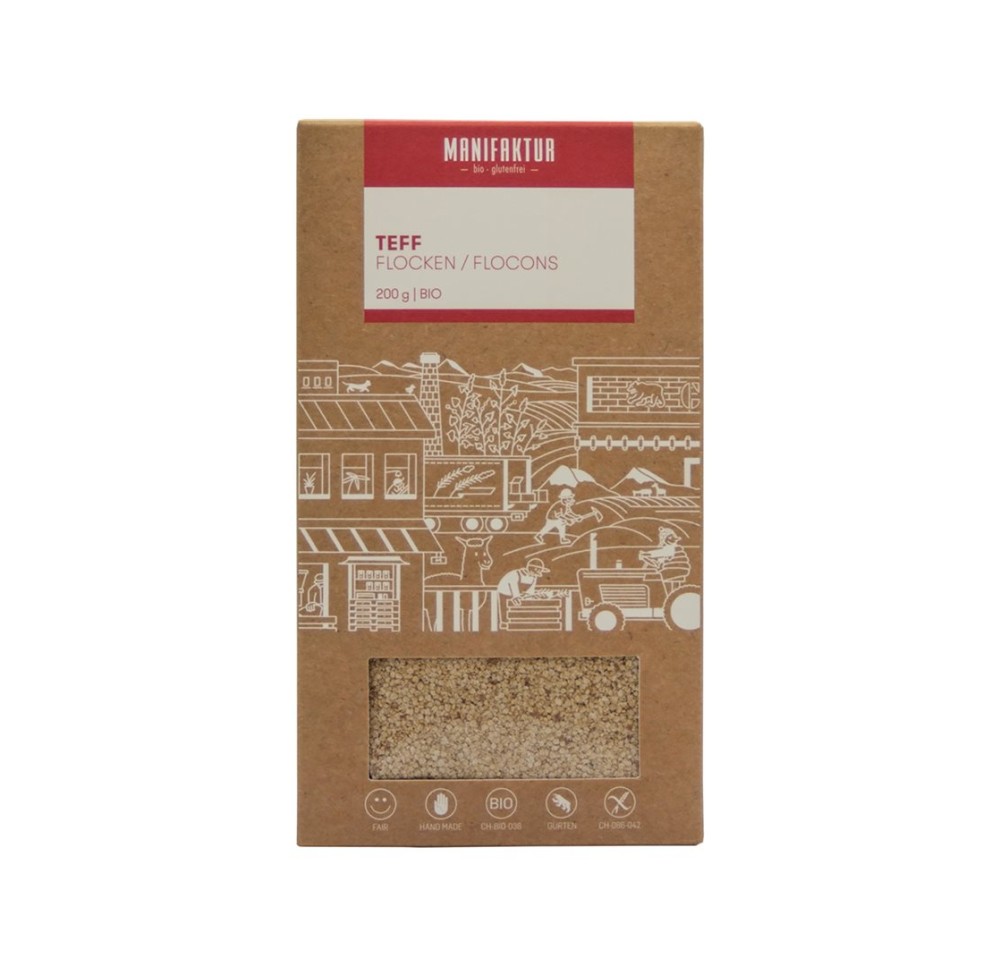 MANIFAKTUR Flocons de teff 200 g MANIFAKTUR Flocons de teff 200 g