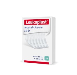 LEUKOPLAST wound clos strip 6x38mm bl 10 x 6 pce