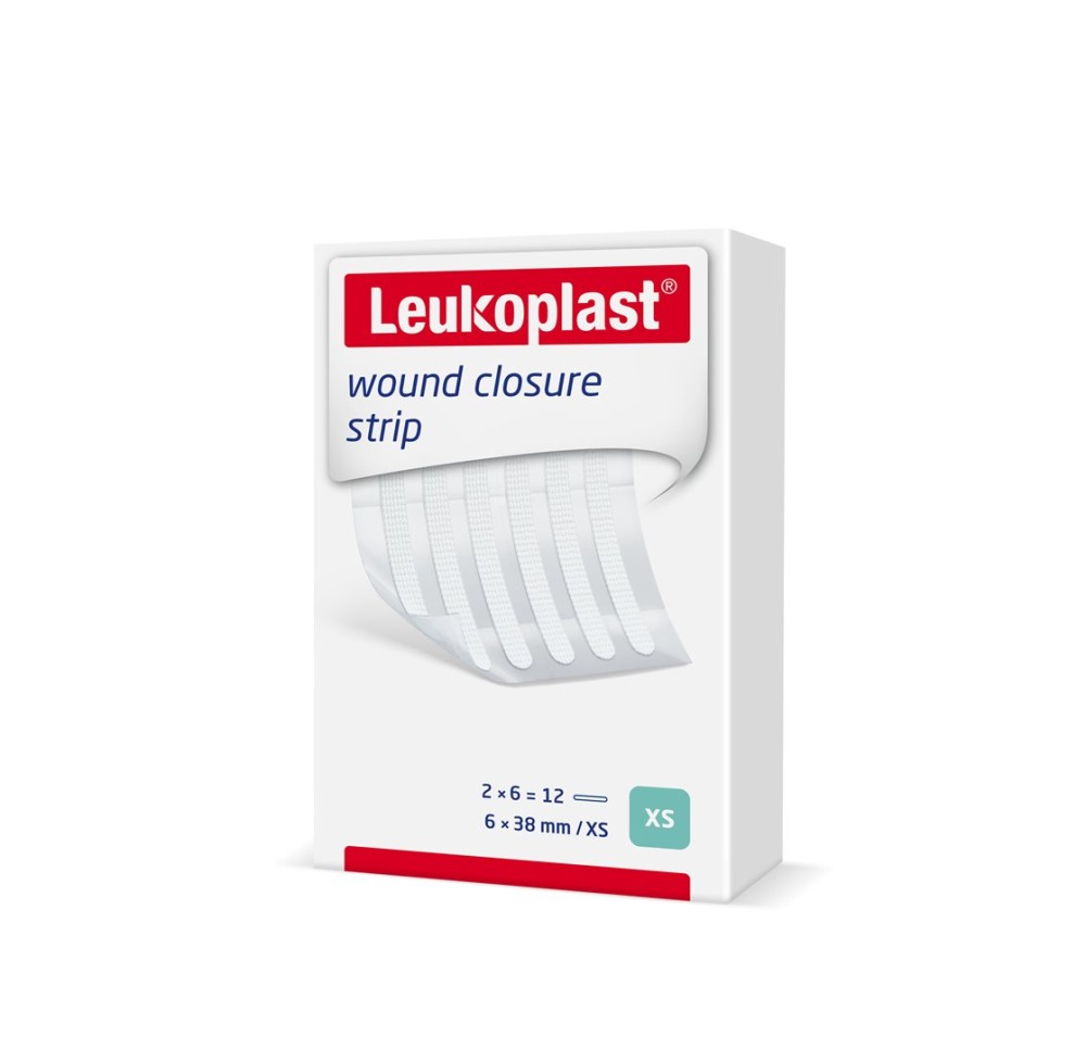 LEUKOPLAST wound clos strip 6x38mm bl 2 x 6 pce