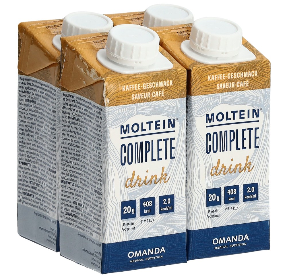 MOLTEIN Complete Drink café 4 tétra 200 ml