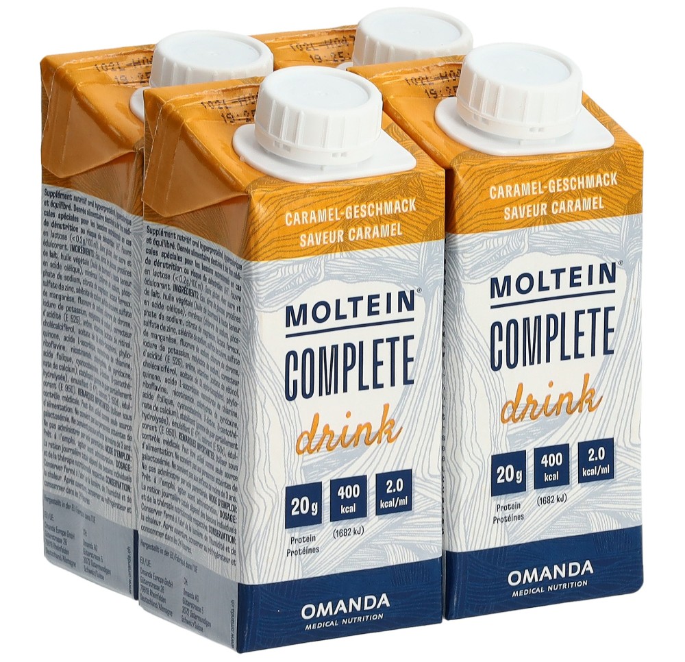 MOLTEIN Complete Drink caramel 4 tétra 200 ml