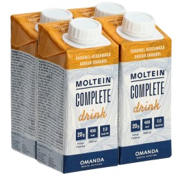 MOLTEIN Complete Drink caramel 4 tétra 200 ml