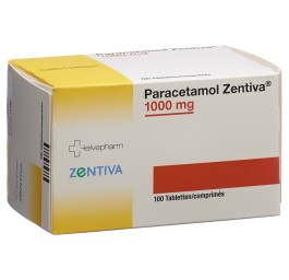 PARACETAMOL Zentiva cpr 1000 mg 100 pce