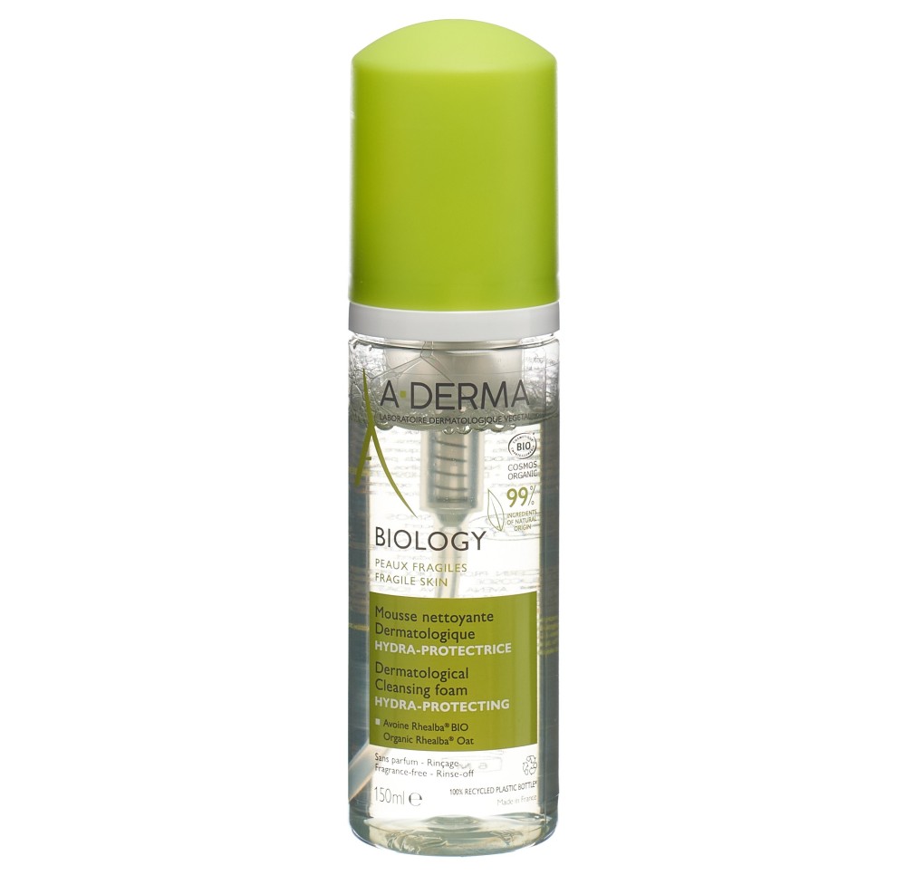 A-DERMA BIOLOGY Mousse Nettoyante dist 150 ml