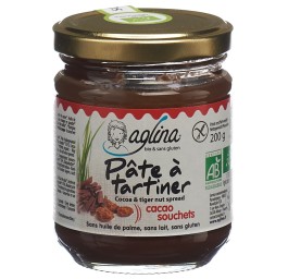 AGLINA pâte à tartiner cacao & souchets bio 200 g