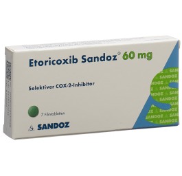 ETORICOXIB Sandoz cpr pell 60 mg 7 pce