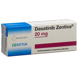 DASATINIB Zentiva cpr pell 20 mg 60 pce