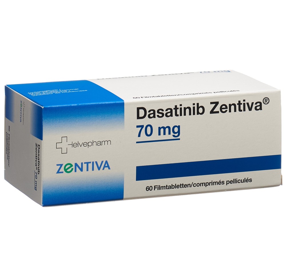 DASATINIB Zentiva cpr pell 70 mg 60 pce DASATINIB Zentiva cpr pell 70 mg 60 pce