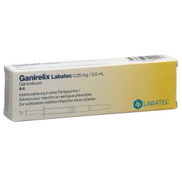 GANIRELIX Labatec sol inj 0.25 mg/0.5ml ser pré