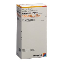 CO-AMOXI Mepha pdr 156.25 mg p susp 100 ml