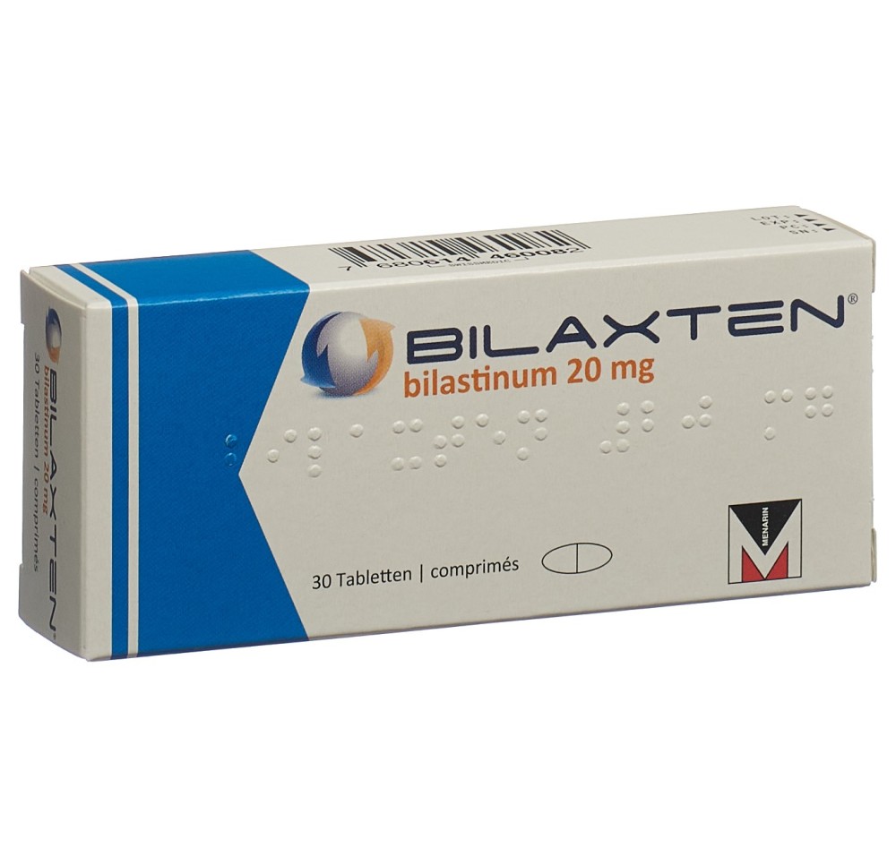 BILAXTEN cpr 20 mg 30 pce