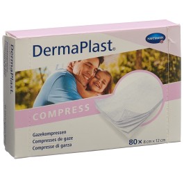 DERMAPLAST Compress 8x12cm 80 pce