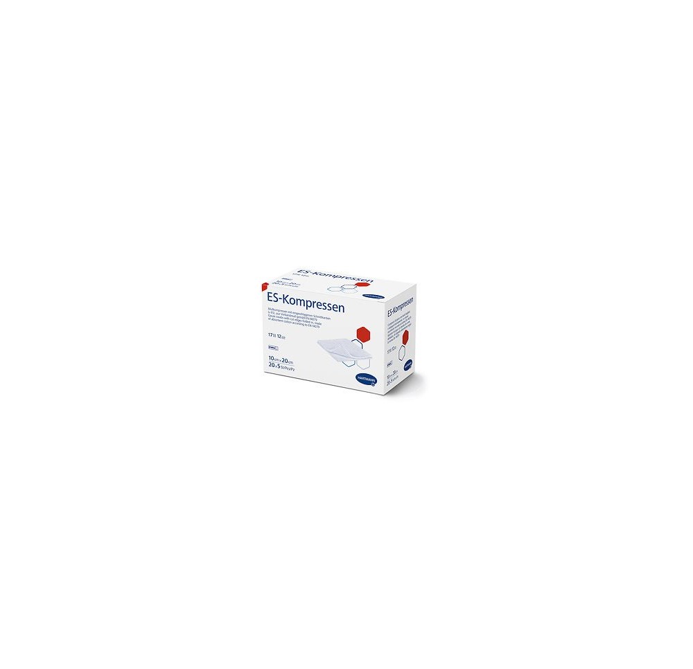 HARTMANN compresse ES 10x20cm 12c st 100 pce HARTMANN compresse ES 10x20cm 12c st 100 pce