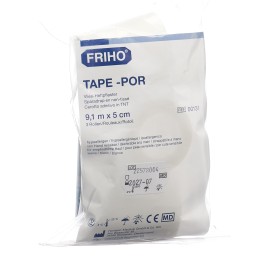 FRIHO-POR sparadrap non tissé 5cmx9.1m 3 pce