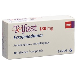 TELFAST cpr pell 180 mg 30 pce