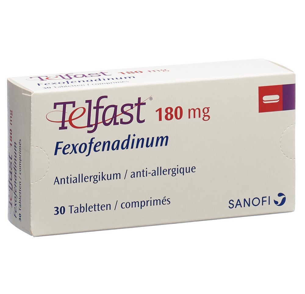 TELFAST cpr pell 180 mg 30 pce