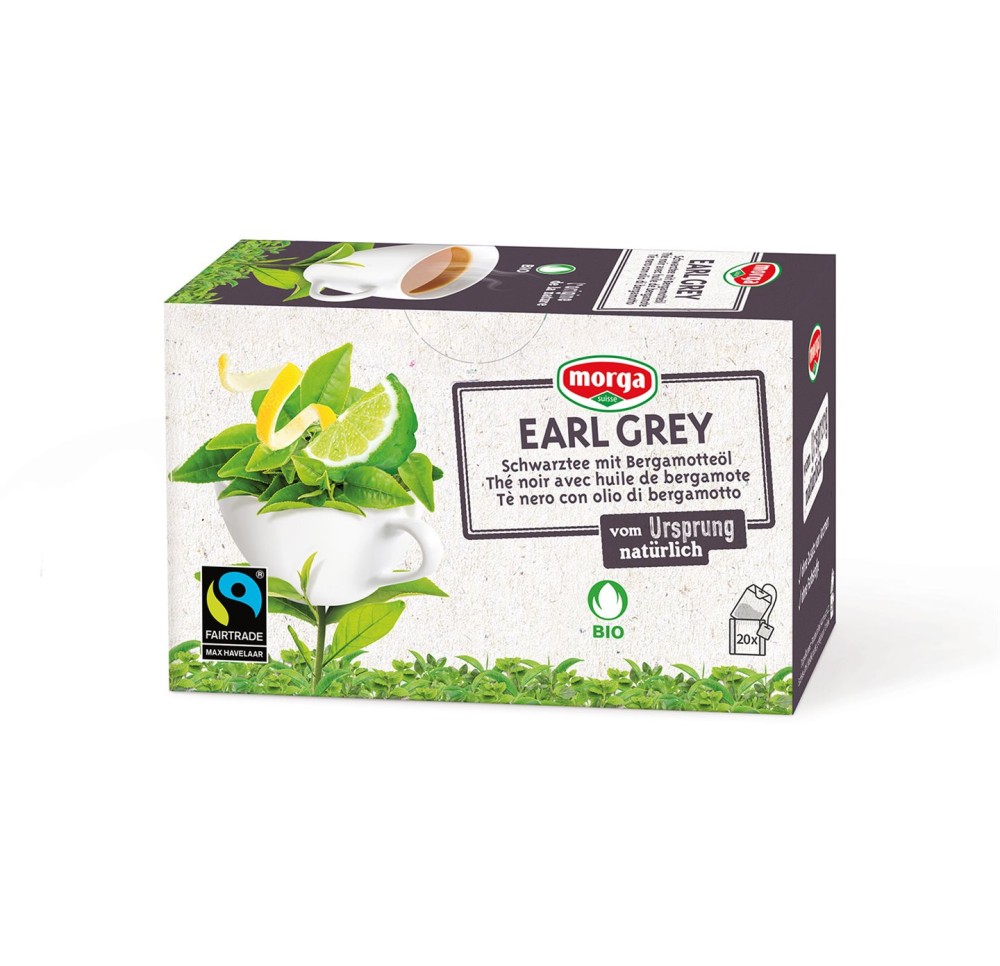 MORGA thé earl grey a/p bio fairtr bourgeon 20 pce MORGA thé earl grey a/p bio fairtr bourgeon 20 pce