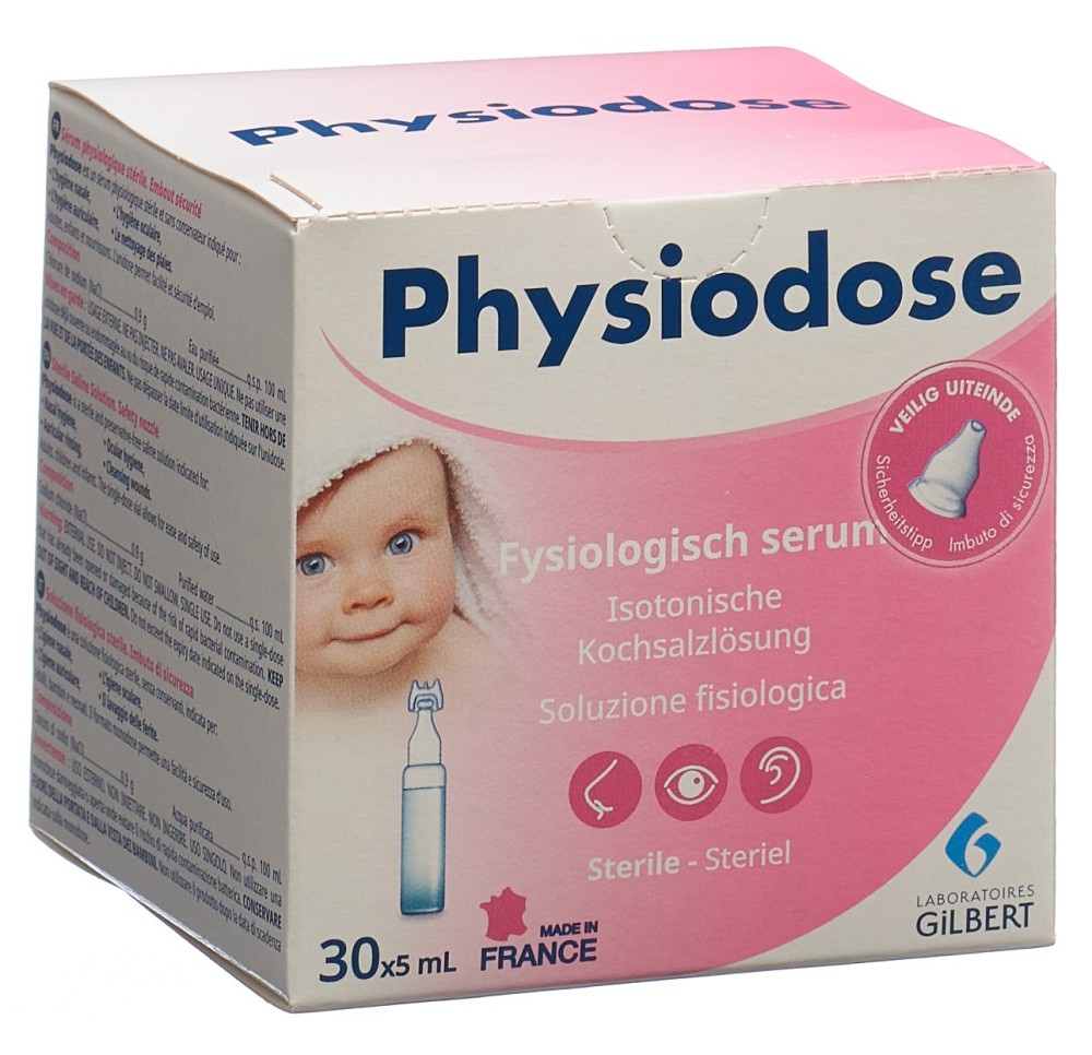 PHYSIODOSE sérum physio stérile 30 x 5 ml