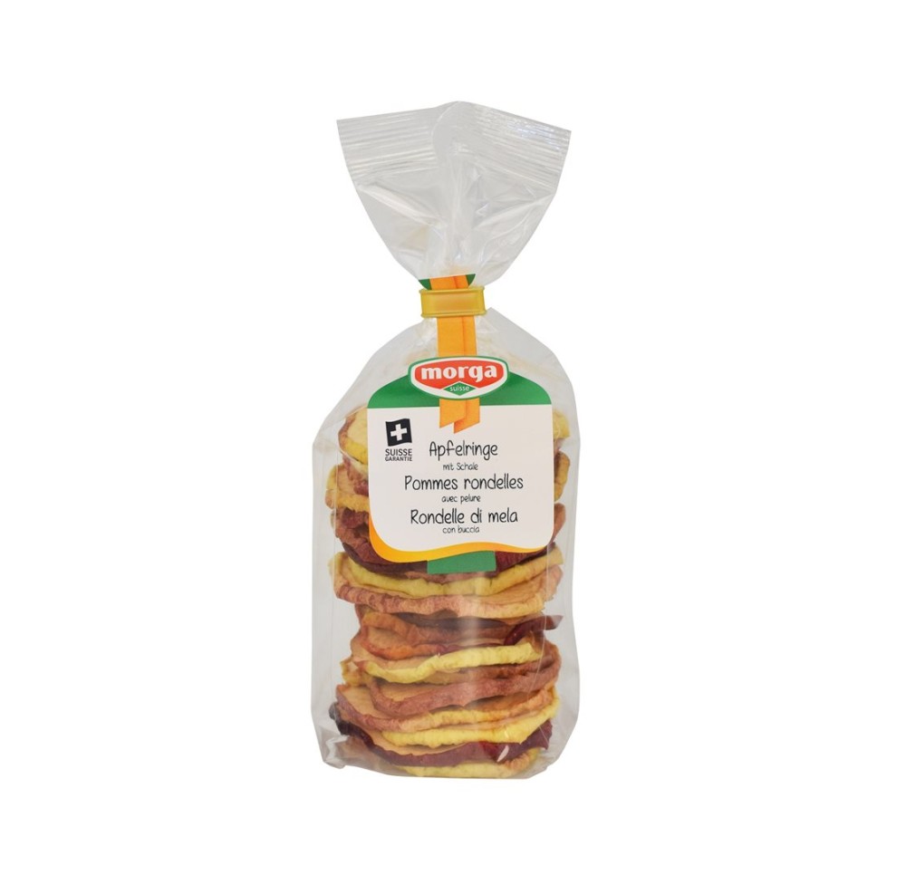 MORGA pommes rond avec pelure sach 80 g MORGA pommes rond avec pelure sach 80 g
