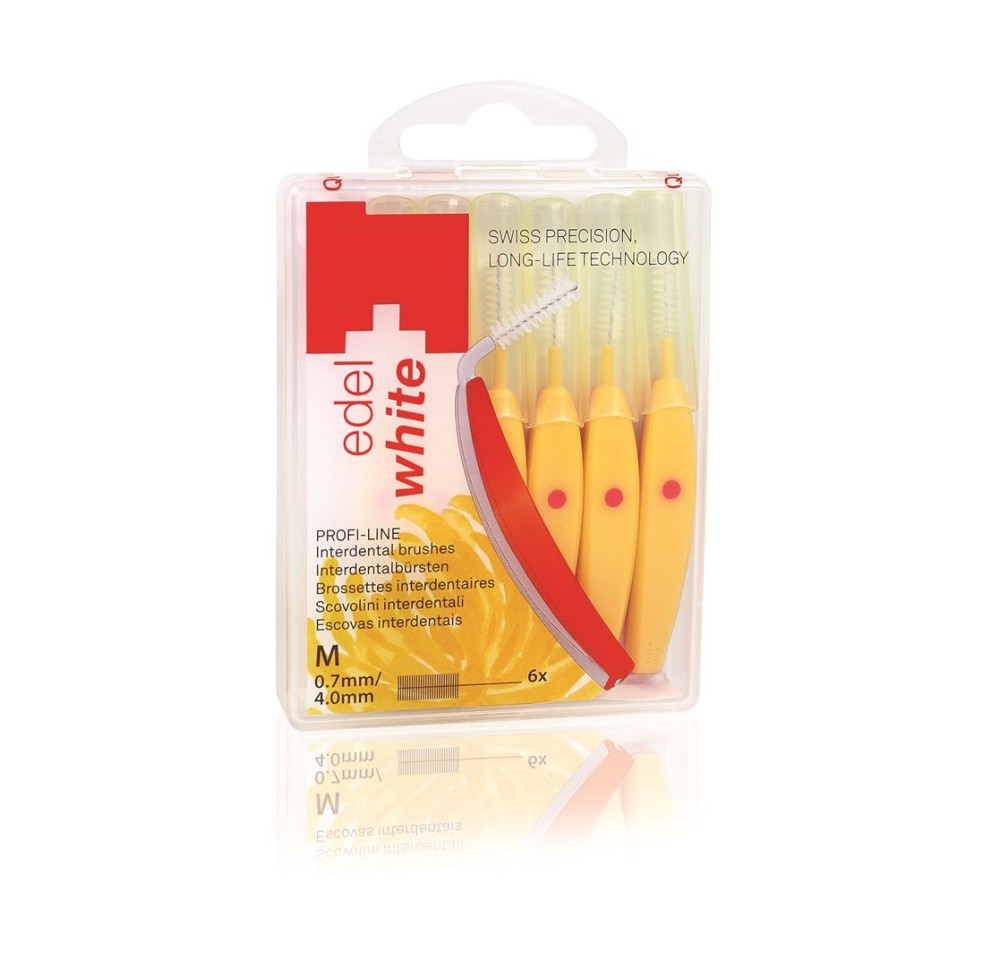 EDEL+WHITE brosset interdentaires M 0.7mm 6 pce