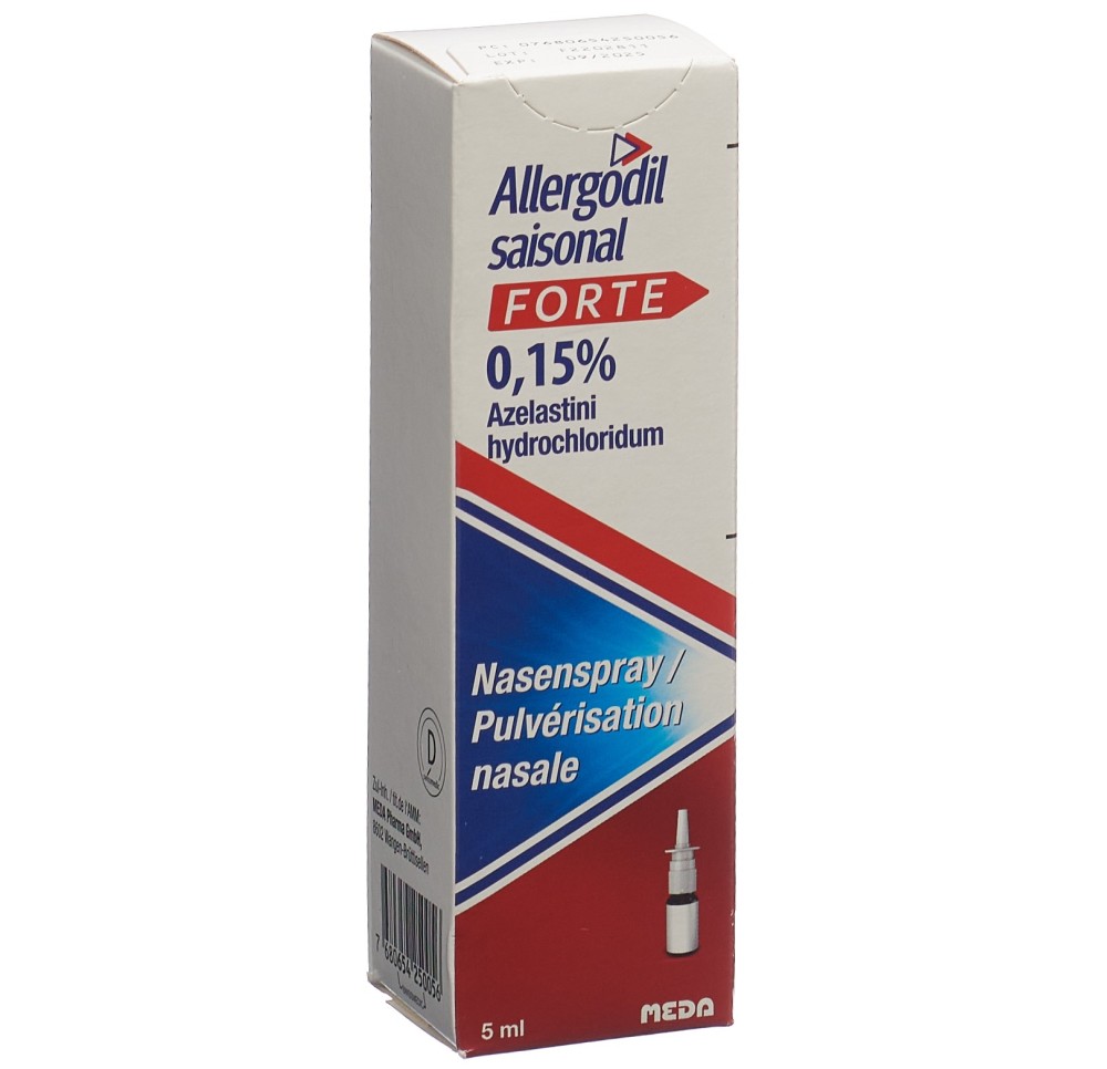 ALLERGODIL SAISONAL forte spray nasal 0.15 % 5 ml ALLERGODIL SAISONAL forte spray nasal 0.15 % 5 ml