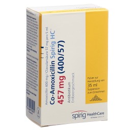 CO-AMOXICILLINE Spirig HC pdr 457 mg p susp 35 ml