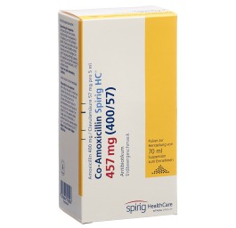 CO-AMOXICILLINE Spirig HC pdr 457 mg p susp 70 ml