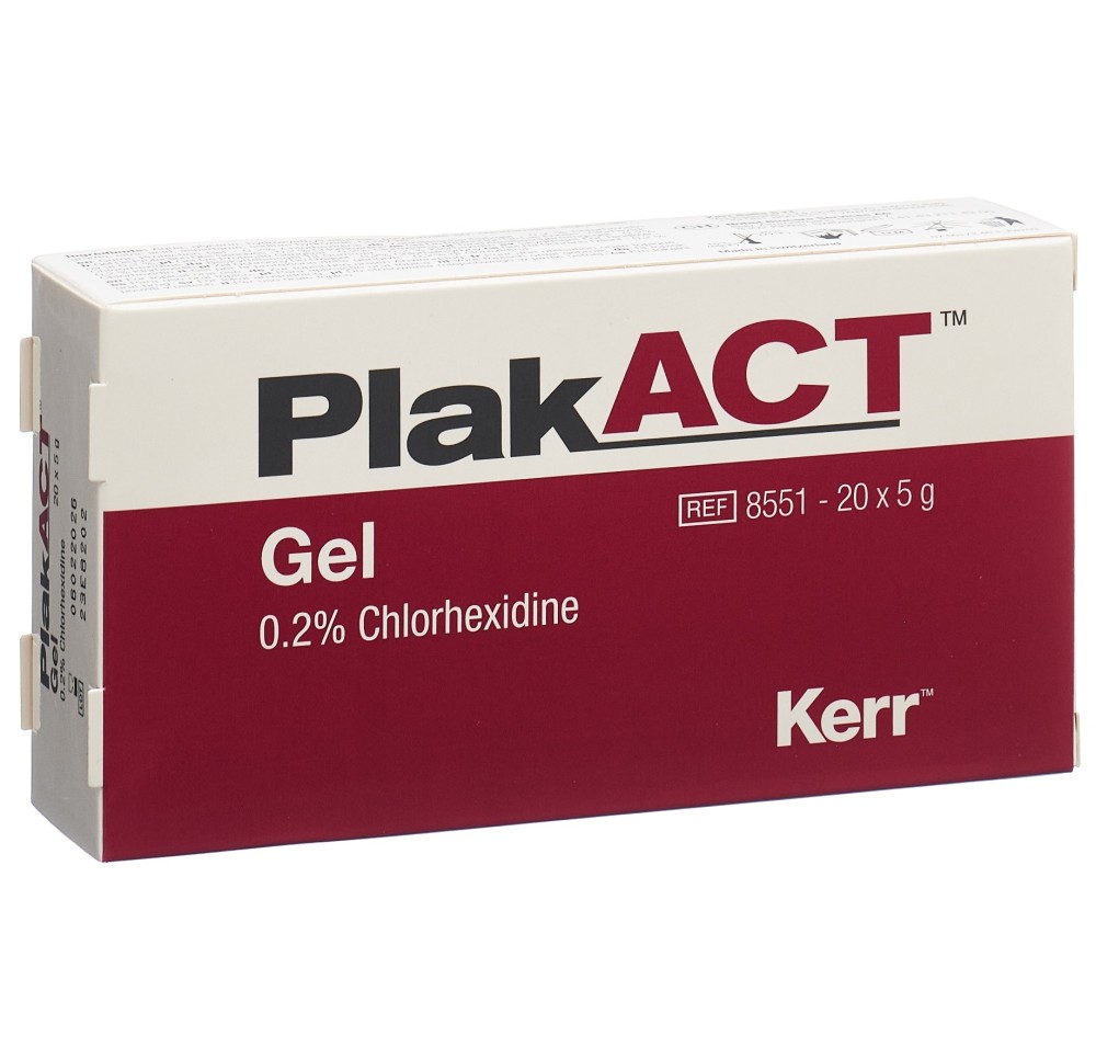 PLAKACT gel 0.2 % chlorhexidine 20 tb 5 g