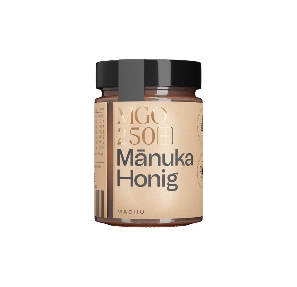 MADHU miel de manuka MGO250 250 g MADHU miel de manuka MGO250 250 g
