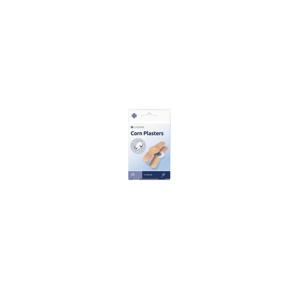 LIVSANE pansement pour les cors 6 pce LIVSANE pansement pour les cors 6 pce