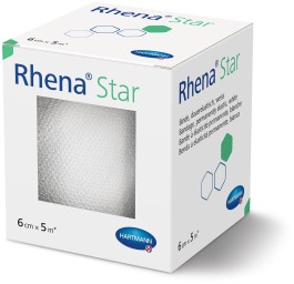 RHENA Star bande élastique 6cmx5m blanc
