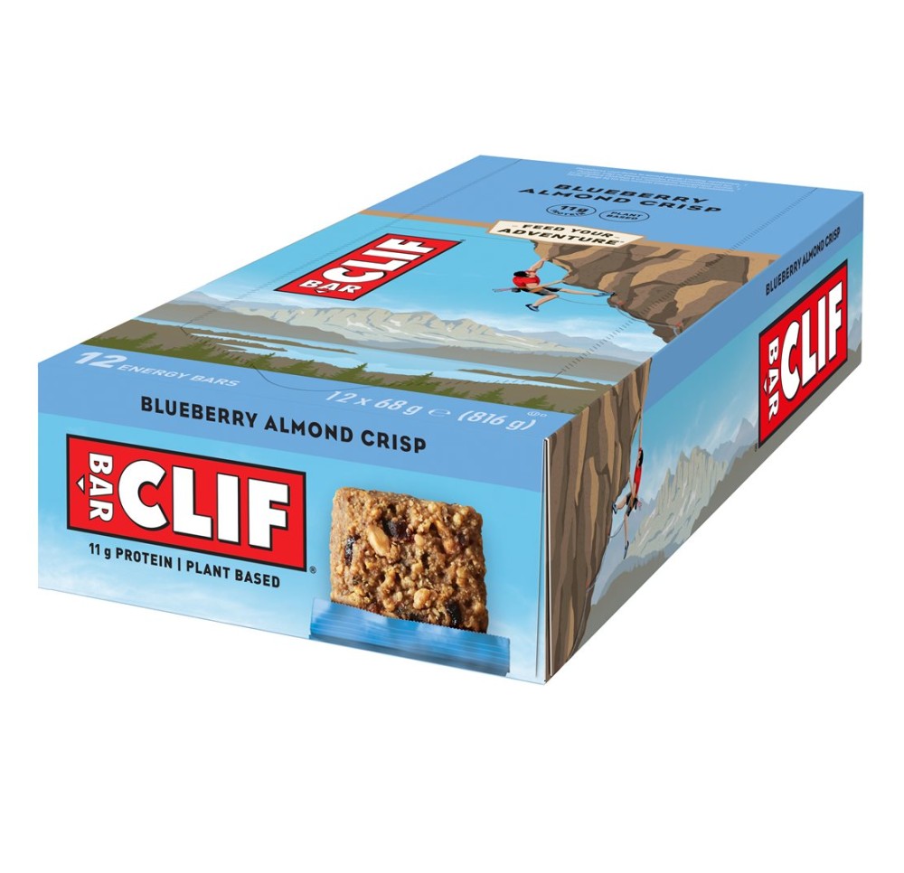 CLIF BAR Croustillant amandes myrt 12 x 68 g