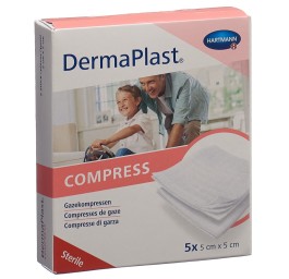 DERMAPLAST compresse 5x5cm 8-cou 5 x 2 pce