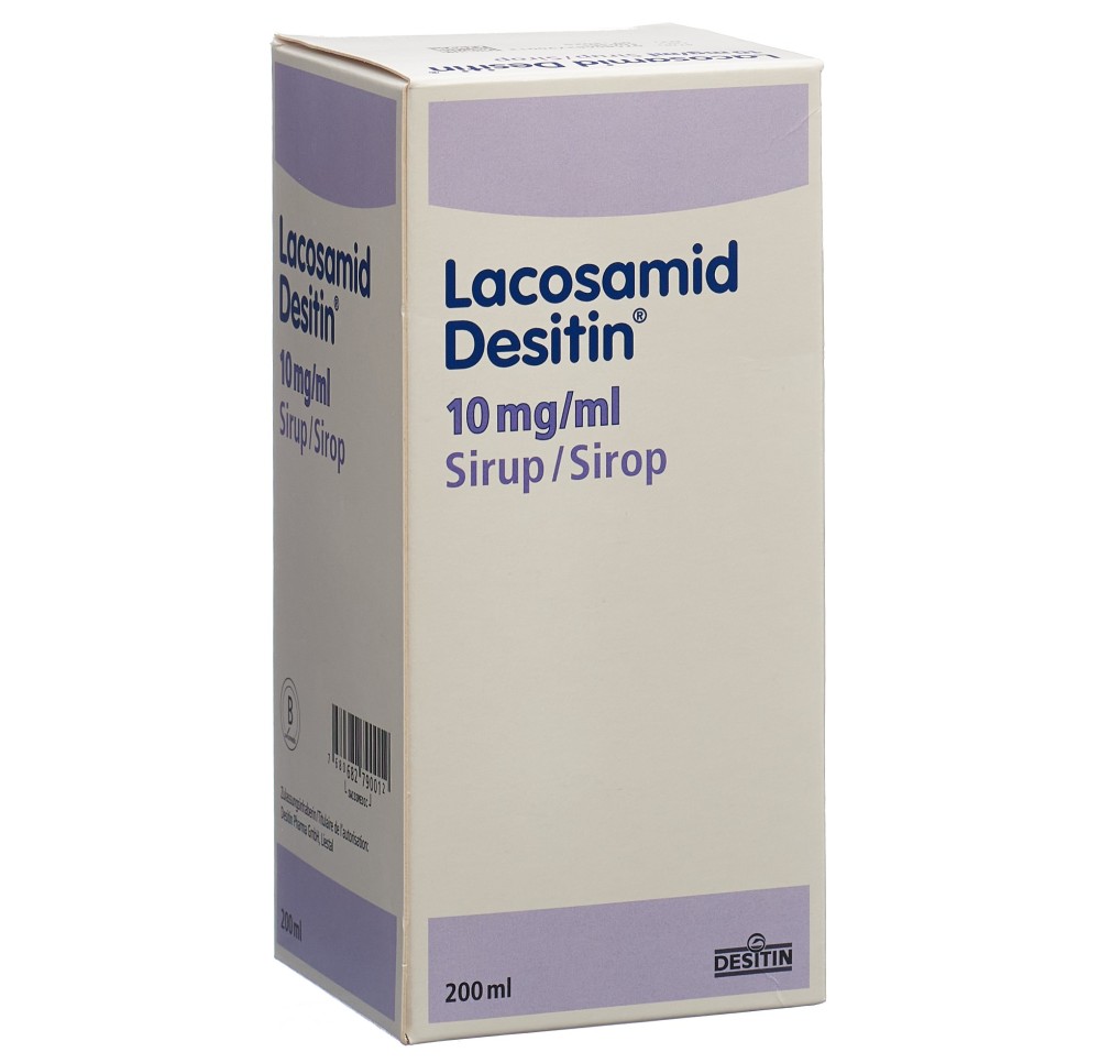 LACOSAMID Desitin sirop 10 mg/ml fl 200 ml LACOSAMID Desitin sirop 10 mg/ml fl 200 ml
