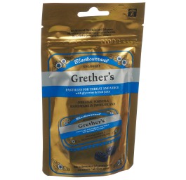 GRETHERS Blackcurrant past s suc sach 110 g