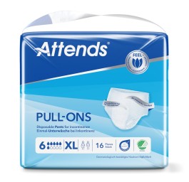 ATTENDS Pull Ons 6 XL sach 16 pce