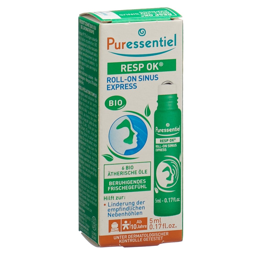 PURESSENTIEL respiratoire sinus roller 5 ml PURESSENTIEL respiratoire sinus roller 5 ml