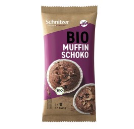 SCHNITZER Bio muffin chocolat noir 2 x 140 g
