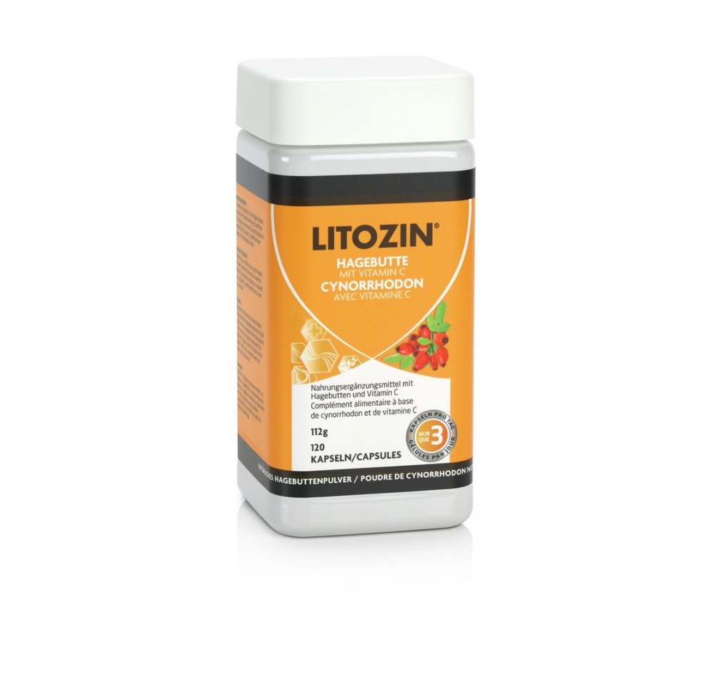 LITOZIN poudre de cynorrhodon caps (nouv) 120 pce LITOZIN poudre de cynorrhodon caps (nouv) 120 pce