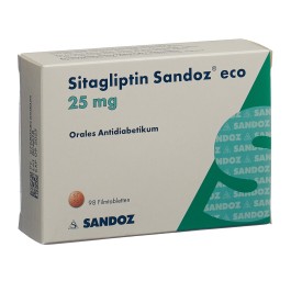 SITAGLIPTINE Sandoz eco cpr pell 25 mg 98 pce