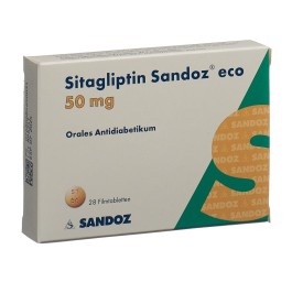 SITAGLIPTINE Sandoz eco cpr pell 50 mg 28 pce