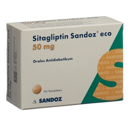 SITAGLIPTINE Sandoz eco cpr pell 50 mg 98 pce