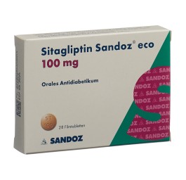 SITAGLIPTINE Sandoz eco cpr pell 100 mg 28 pce