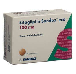 SITAGLIPTINE Sandoz eco cpr pell 100 mg 98 pce