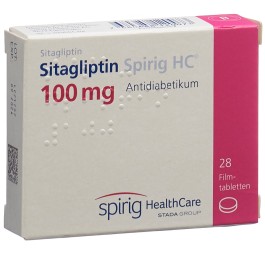 SITAGLIPTINE Spirig HC cpr pell 100 mg 28 pce